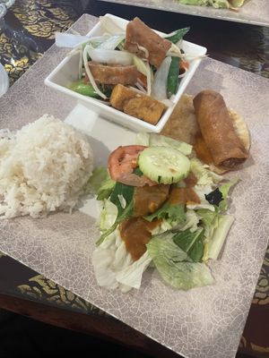 Veggie delight lunch special. Pretty good!   at The Basil in Carson City