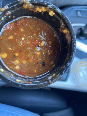 Red also super spicy  at Earthtone Natural Kitchen & Market in Glendora