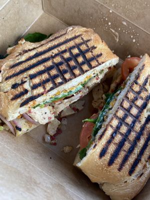 Chicken panini  at Earthtone Natural Kitchen & Market in Glendora