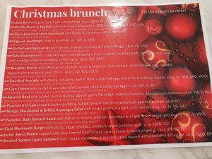 Menu (Dec. 2020) at Wise Monkey Cafe in Berowra