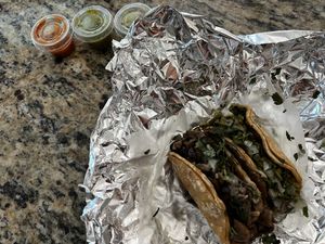 Hongo and nopales tacos   at SoyMexican in Las Vegas