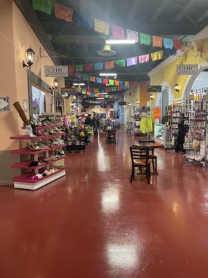 The section connected to the food court! So colorful!  at SoyMexican in Las Vegas