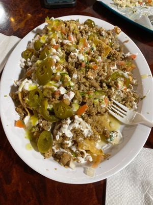 Asada nachos  at SoyMexican in Las Vegas