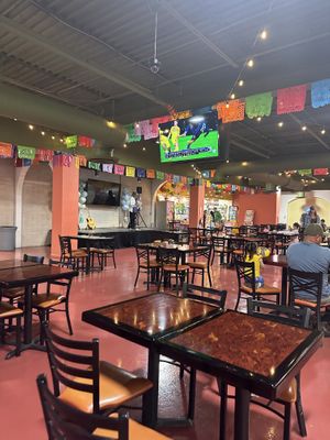 Inside the market with live music  at SoyMexican in Las Vegas