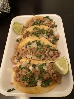 Tacos de asada  at SoyMexican in Las Vegas