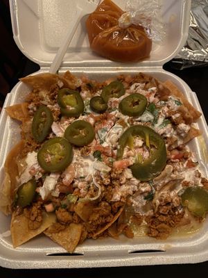 Chorizo nachos  at SoyMexican in Las Vegas