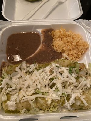 Enchiladas at SoyMexican in Las Vegas