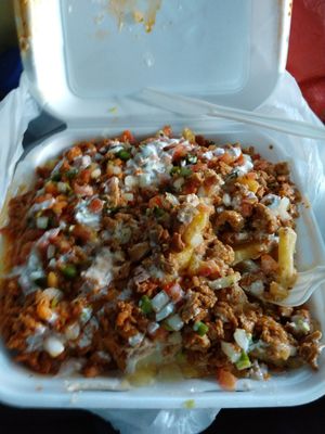 Nacho fries at SoyMexican in Las Vegas