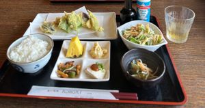 I couldn’t find the shamrocks (to indicate vegan) on the menu as pointed out by previous visitors. The vegan set I could order in the end (not on menu) was fantastic though!  at Komaki in Ito