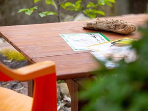 Outside seating in a beautiful Japanese garden!  at Suggoi Sports Cafe in Kochi