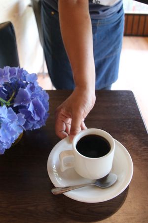 Coffee is served  at Suggoi Sports Cafe in Kochi