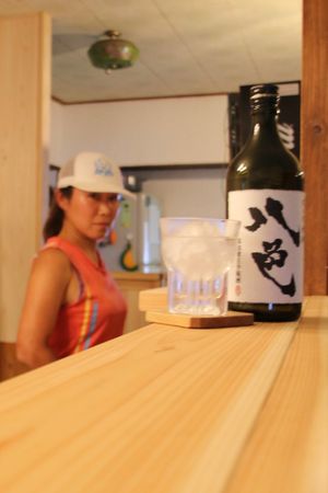 7 colours Shochu  at Suggoi Sports Cafe in Kochi