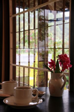 Enjoy a coffee inside on a rainy day!  at Suggoi Sports Cafe in Kochi