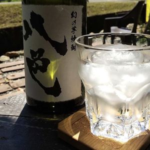 Eight colours Shochu at Suggoi Sports Cafe in Kochi