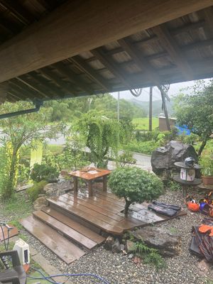 Outside of cafe  at Suggoi Sports Cafe in Kochi