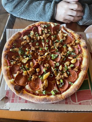 12 inch Vegan sir w/o mushrooms   at Pizza My Heart in Monterey