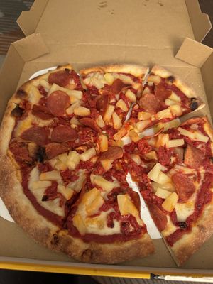 Vegan CYO pizza   at Pizza My Heart in Monterey