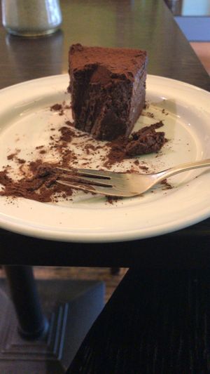 Vegane TofuTorte at Bio-Konditorei Eichel in Hamburg