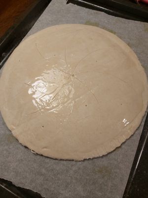 Galette frangipane vegan #Veganuary at Château Les Graves de Viaud in Pugnac