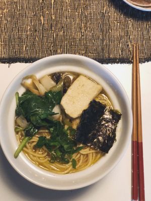 Vegan Ramen -oh my!!!  at Gosha Nagashima Studiogosha of Fine Art in Beelitz-heilstaetten