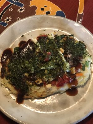 And okonomiyaki 😋 at Gosha Nagashima Studiogosha of Fine Art in Beelitz-heilstaetten