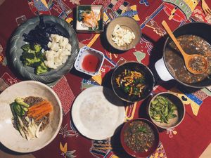 New year’s dinner 😍 at Gosha Nagashima Studiogosha of Fine Art in Beelitz-heilstaetten