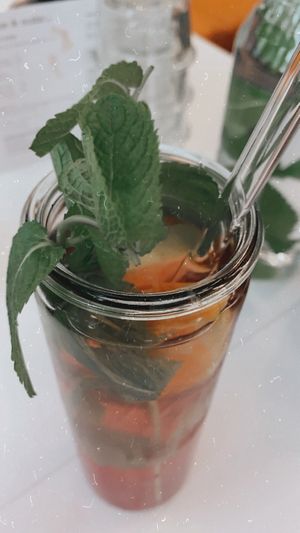 ice tea at Beans & Nuts in Bern