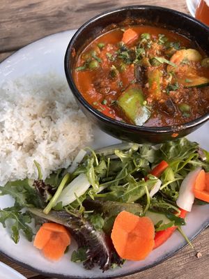 Curry  at Nazari in Budens