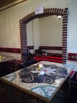 Sitting corner at Azeitona - Beckstrasse in Hamburg