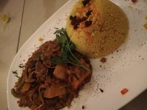 Couscous Tajine at Azeitona - Beckstrasse in Hamburg