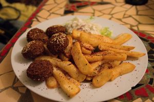 Falafel at Azeitona - Beckstrasse in Hamburg