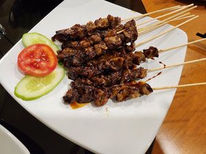 Sate manis at Che Hwa in Jakarta