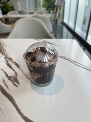 Chocolate mousse   at Loving Hut 愛家 - Tseuk Luk in Kowloon