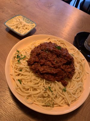 Spaghetti Bolognese  at Veganaa in Berlin