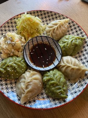 Glass noodle dumplings   at Veganaa in Berlin