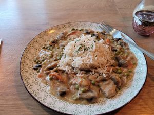 Simple looking, sure, but oh sooo tasty!! at Veganaa in Berlin