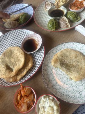 Buuz und Naadam Huusduur  at Veganaa in Berlin