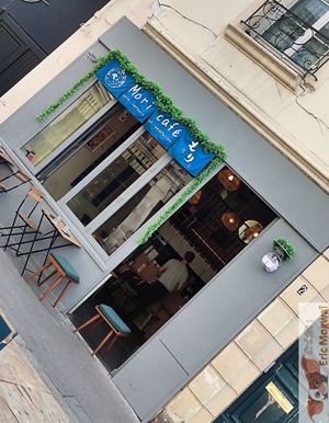 Facade at Mori Cafe in Paris