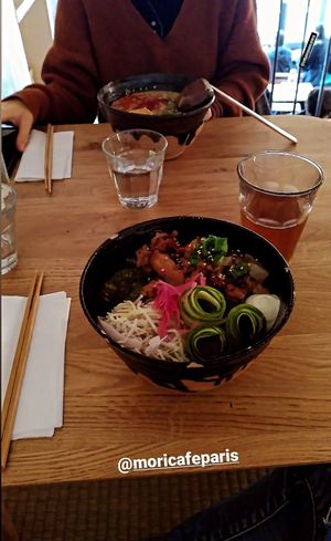  at Mori Cafe in Paris