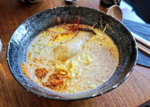 Ramen at Mori Cafe in Paris