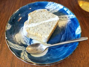 White Sesame/Yuzu Cake at Mori Cafe in Paris