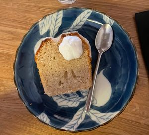 sesame cake  at Mori Cafe in Paris