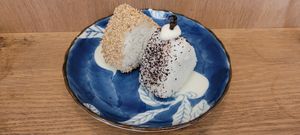 Onigiri duet. at Mori Cafe in Paris