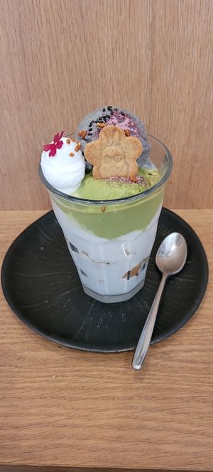 Pafé ice cream cup. at Mori Cafe in Paris