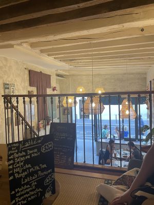 Upstairs - view  at Mori Cafe in Paris