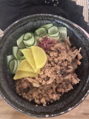Gyudon   at Mori Cafe in Paris