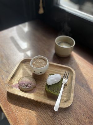 Café gourmand   at Mori Cafe in Paris