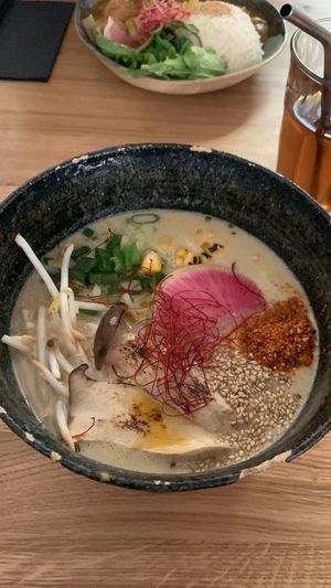   at Mori Cafe in Paris