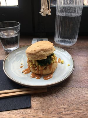 Scone au miso   at Mori Cafe in Paris