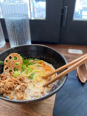 ramen   at Mori Cafe in Paris